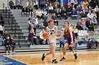 MBBall vs Emerson  Wheaton College Men's Basketball vs Emerson College is the first round of the NEWMAC Basketball Championships. - Photo By: KEITH NORDSTROM : Wheaton, basketball, NEWMAC MBBall2024